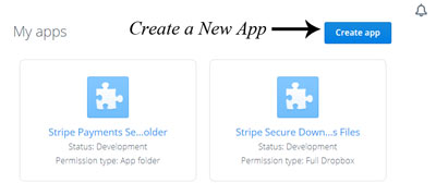 create-new-app-dropbox-stripe-payments